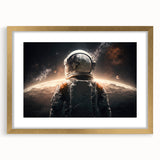 Astronaut on Distant Planet - Inspiring NASA Space Missions Wall Art