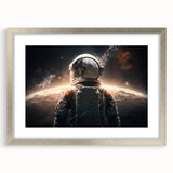 Astronaut on Distant Planet - Inspiring NASA Space Missions Wall Art