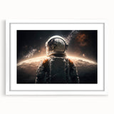 Astronaut on Distant Planet - Inspiring NASA Space Missions Wall Art