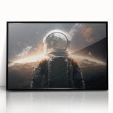 Astronaut on Distant Planet - Inspiring NASA Space Missions Wall Art