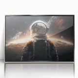 Astronaut on Distant Planet - Inspiring NASA Space Missions Wall Art