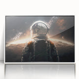 Astronaut on Distant Planet - Inspiring NASA Space Missions Wall Art