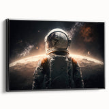 Astronaut on Distant Planet - Inspiring NASA Space Missions Wall Art