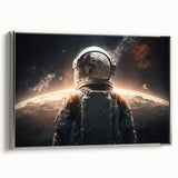 Astronaut on Distant Planet - Inspiring NASA Space Missions Wall Art