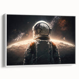 Astronaut on Distant Planet - Inspiring NASA Space Missions Wall Art