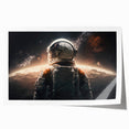Astronaut on Distant Planet - Inspiring NASA Space Missions Wall Art