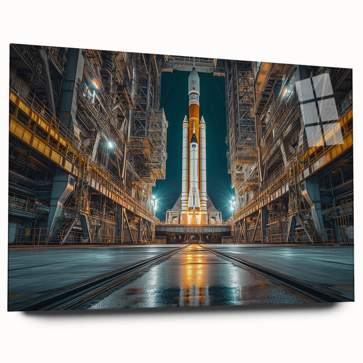 Rocket Ready for Liftoff - Bold NASA Space Missions Wall Art