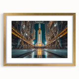 Rocket Ready for Liftoff - Bold NASA Space Missions Wall Art