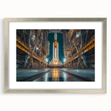 Rocket Ready for Liftoff - Bold NASA Space Missions Wall Art