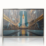 Rocket Ready for Liftoff - Bold NASA Space Missions Wall Art