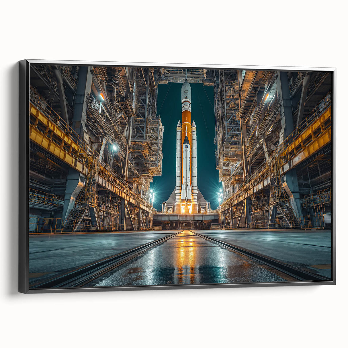 Rocket Ready for Liftoff - Bold NASA Space Missions Wall Art