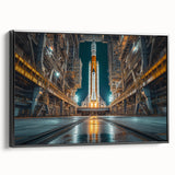 Rocket Ready for Liftoff - Bold NASA Space Missions Wall Art