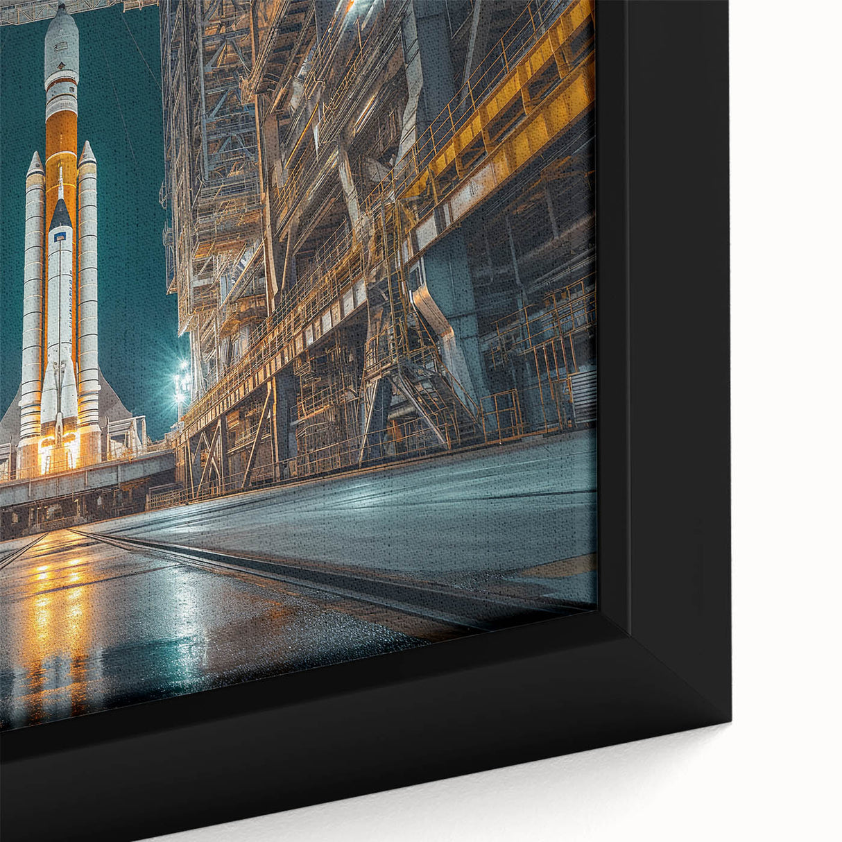 Rocket Ready for Liftoff - Bold NASA Space Missions Wall Art