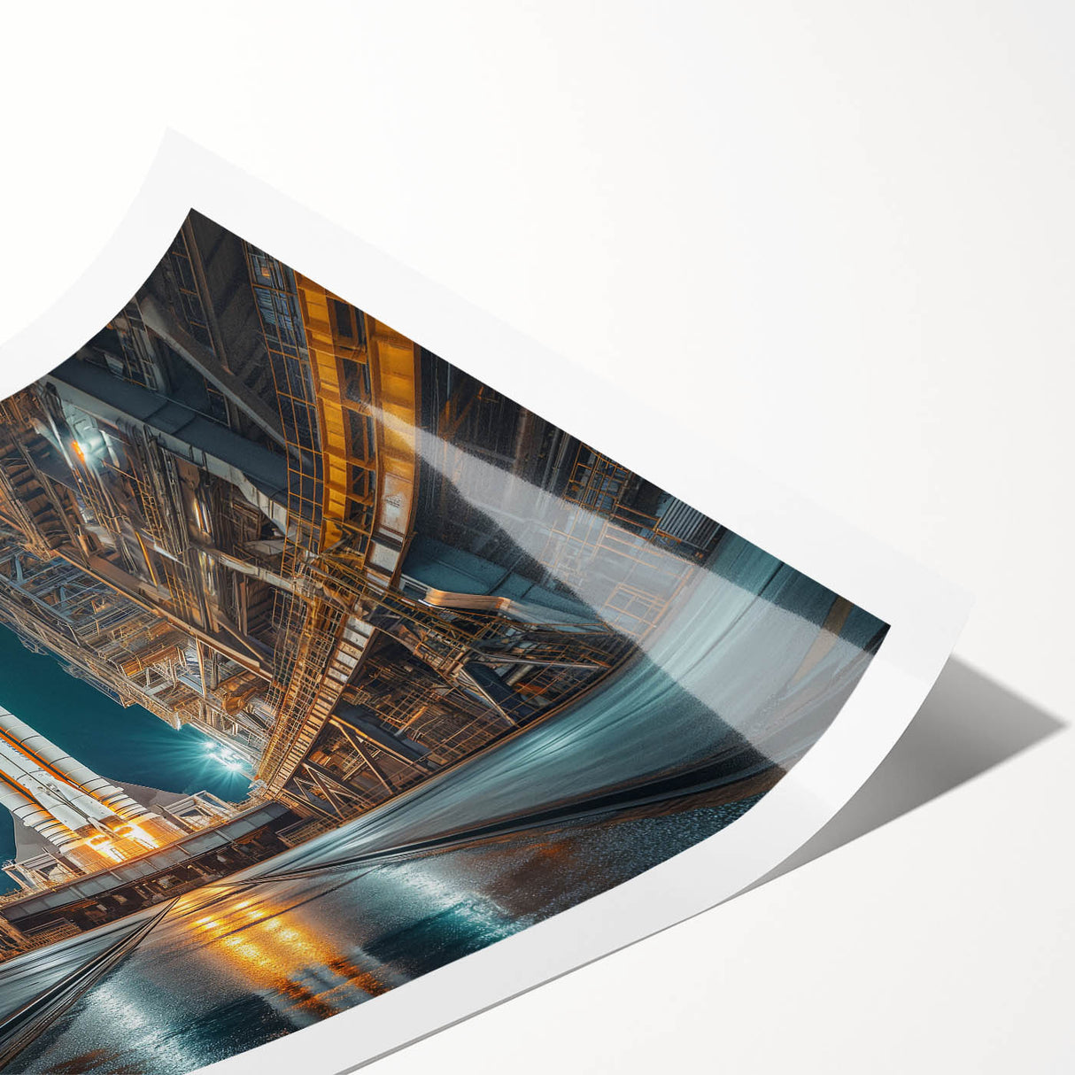 Rocket Ready for Liftoff - Bold NASA Space Missions Wall Art