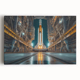 Rocket Ready for Liftoff - Bold NASA Space Missions Wall Art