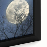 Stunning Moonlit Night Canvas – Celestial Decor with Lunar Phases