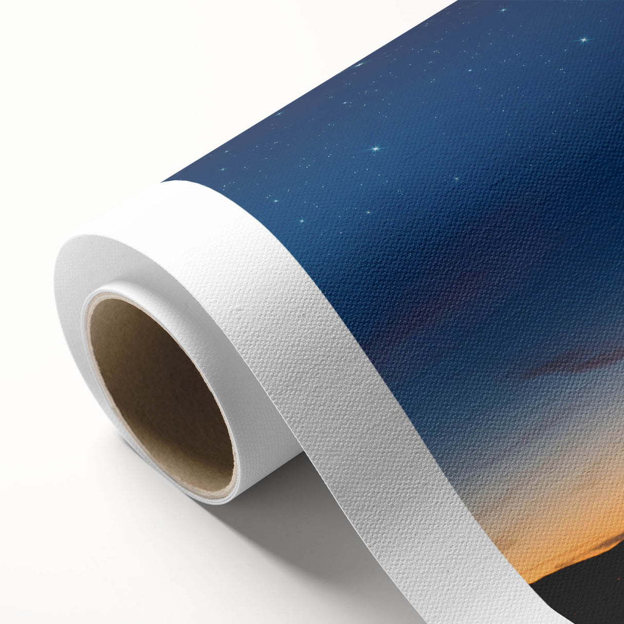 Tranquil Moon Over Horizon – Stunning Celestial Canvas for Home Decor