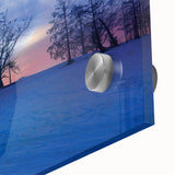 Full Moon in Winter Landscape – Stunning Celestial Wall Art for Home