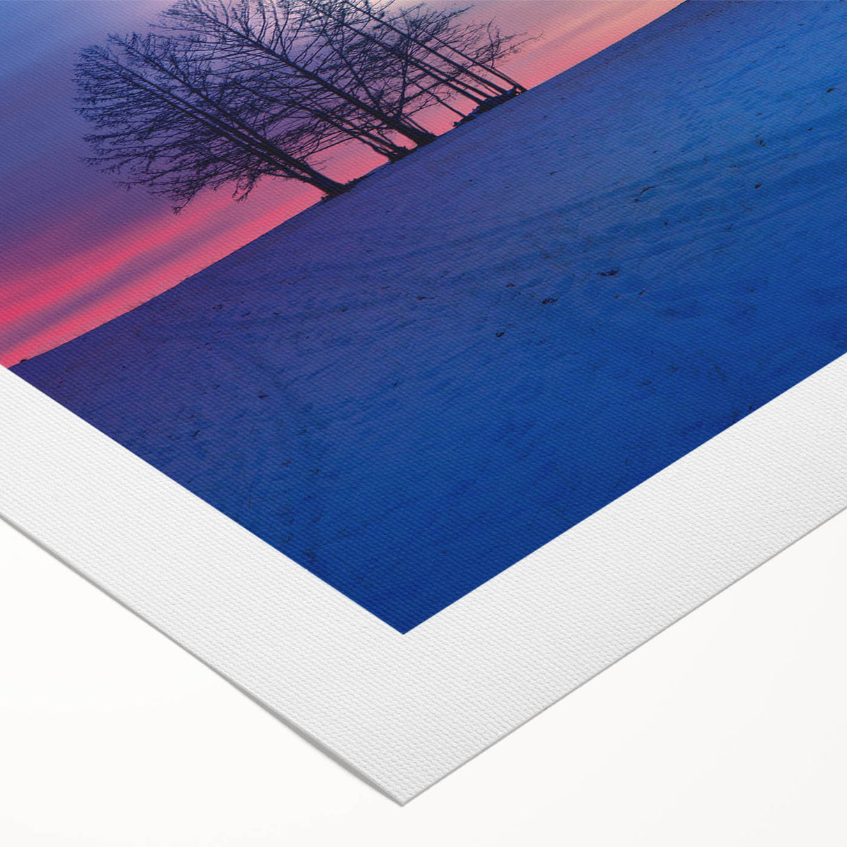 Full Moon in Winter Landscape – Stunning Celestial Wall Art for Home