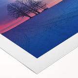 Full Moon in Winter Landscape – Stunning Celestial Wall Art for Home