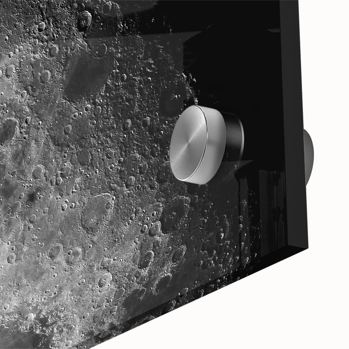 Moon Surface Close-Up – Detailed Lunar Celestial Wall Art for Home