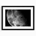 Moon Surface Close-Up – Detailed Lunar Celestial Wall Art for Home