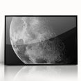 Moon Surface Close-Up – Detailed Lunar Celestial Wall Art for Home