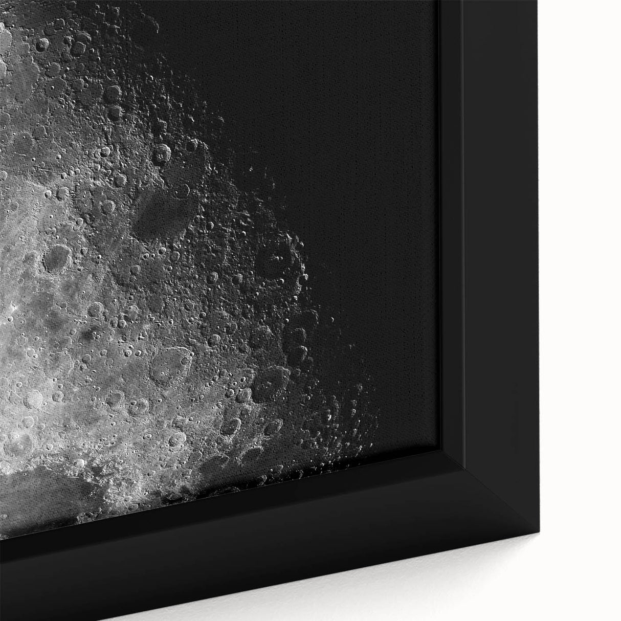 Moon Surface Close-Up – Detailed Lunar Celestial Wall Art for Home