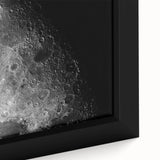 Moon Surface Close-Up – Detailed Lunar Celestial Wall Art for Home