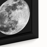 Full Moon in High Detail – Stunning Black and White Celestial Wall Art