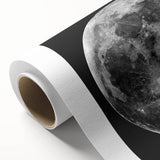 Full Moon in High Detail – Stunning Black and White Celestial Wall Art