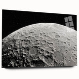 Detailed Moon Surface Craters – Stunning Celestial Wall Art Decor