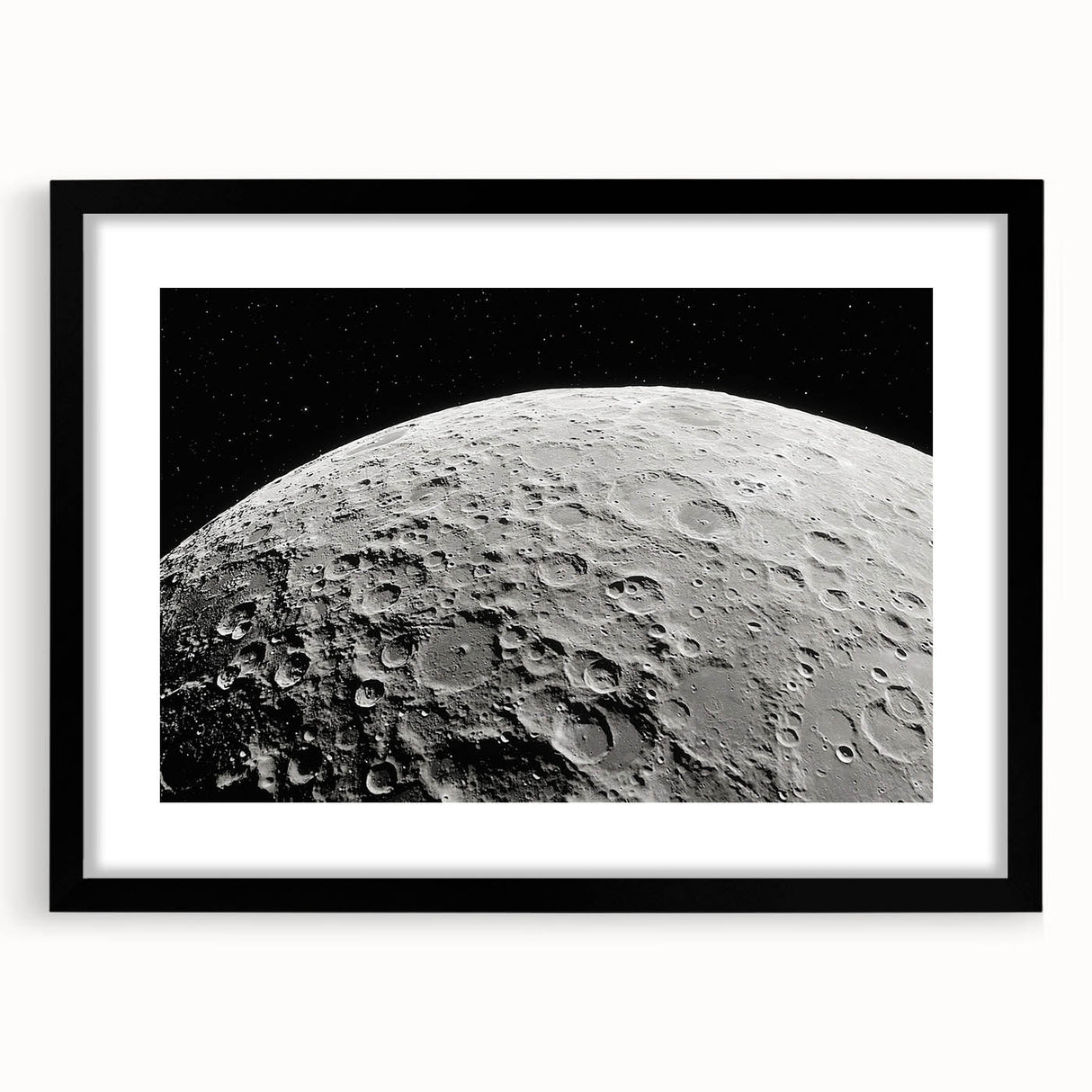 Detailed Moon Surface Craters – Stunning Celestial Wall Art Decor