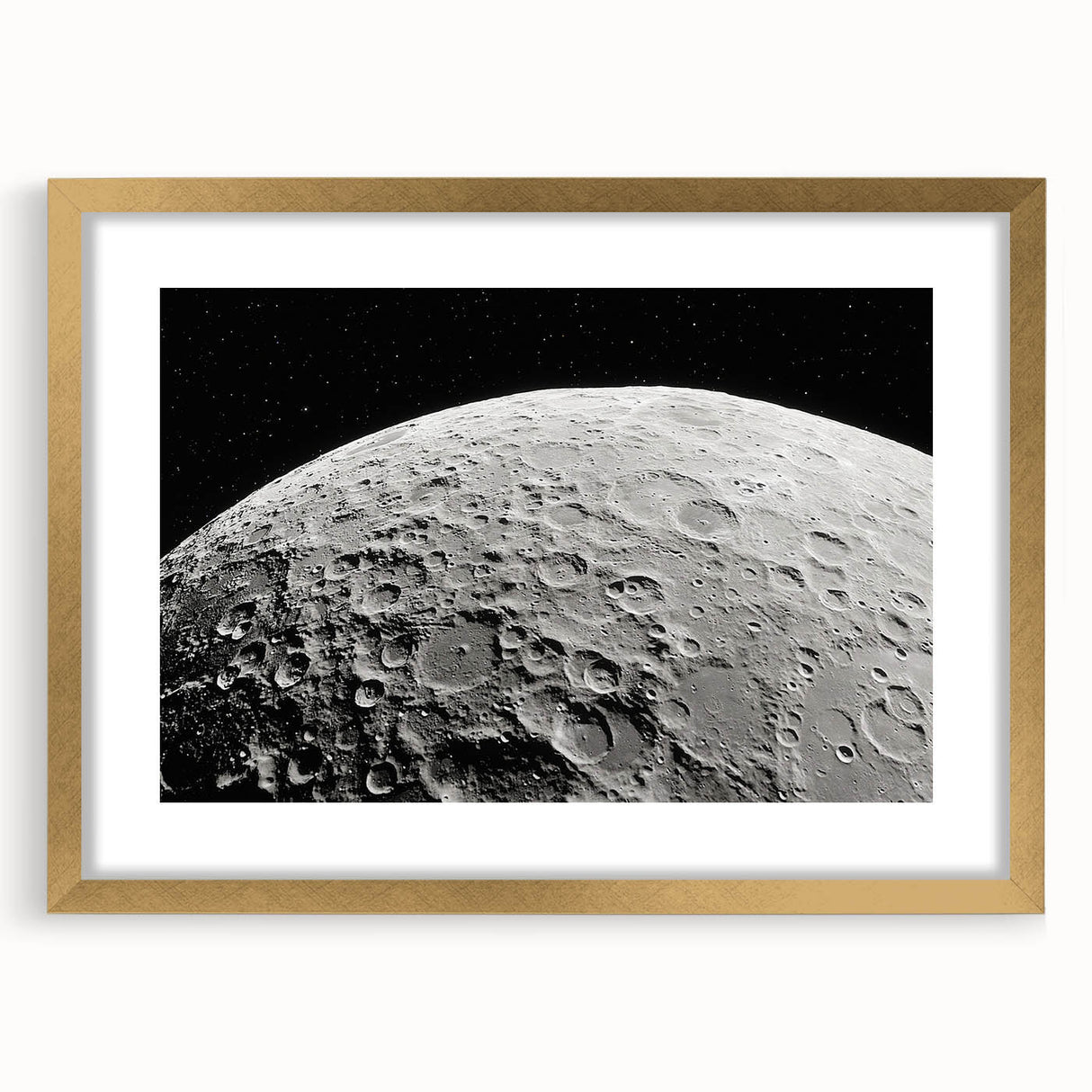 Detailed Moon Surface Craters – Stunning Celestial Wall Art Decor