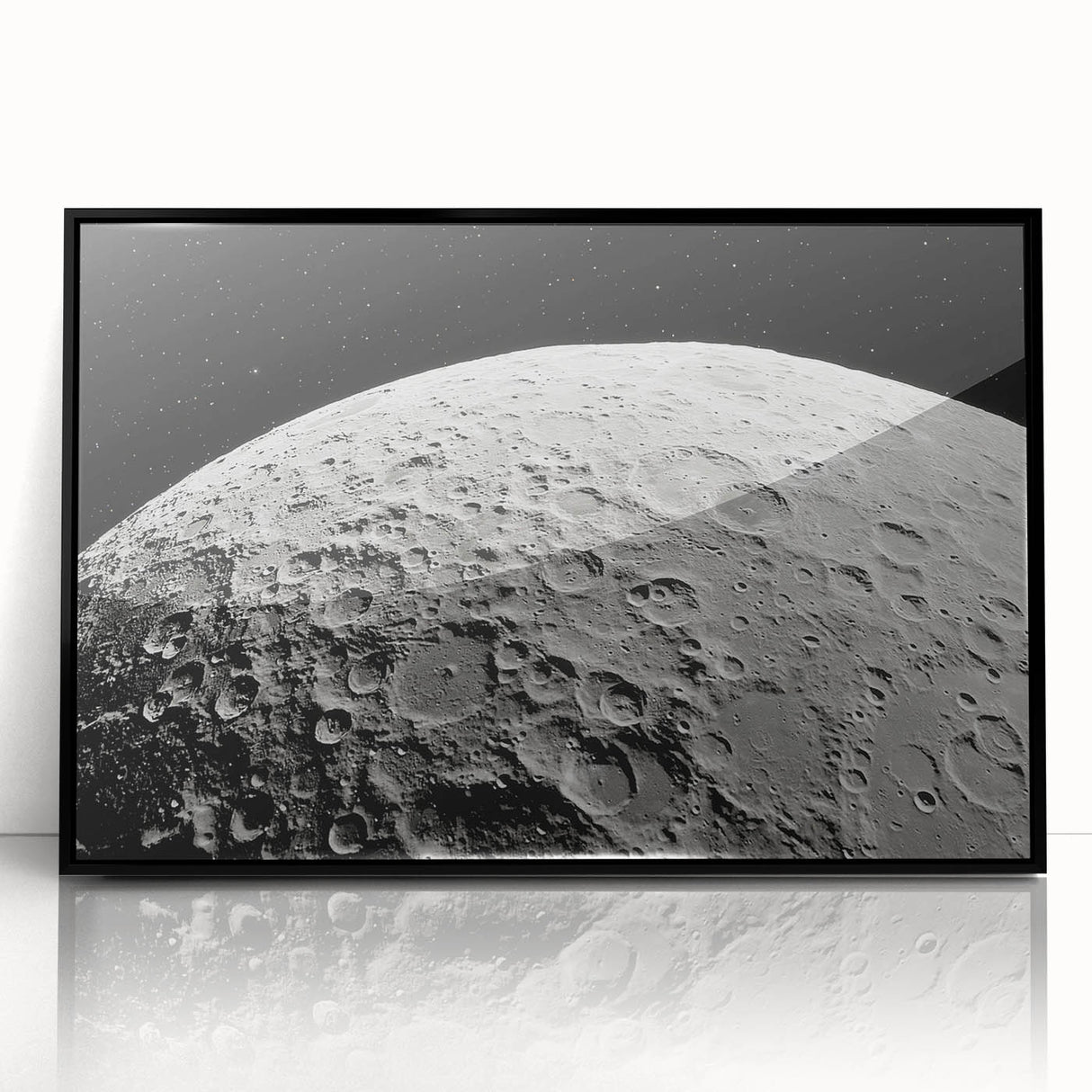 Detailed Moon Surface Craters – Stunning Celestial Wall Art Decor