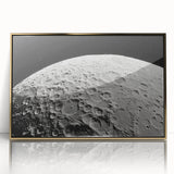 Detailed Moon Surface Craters – Stunning Celestial Wall Art Decor