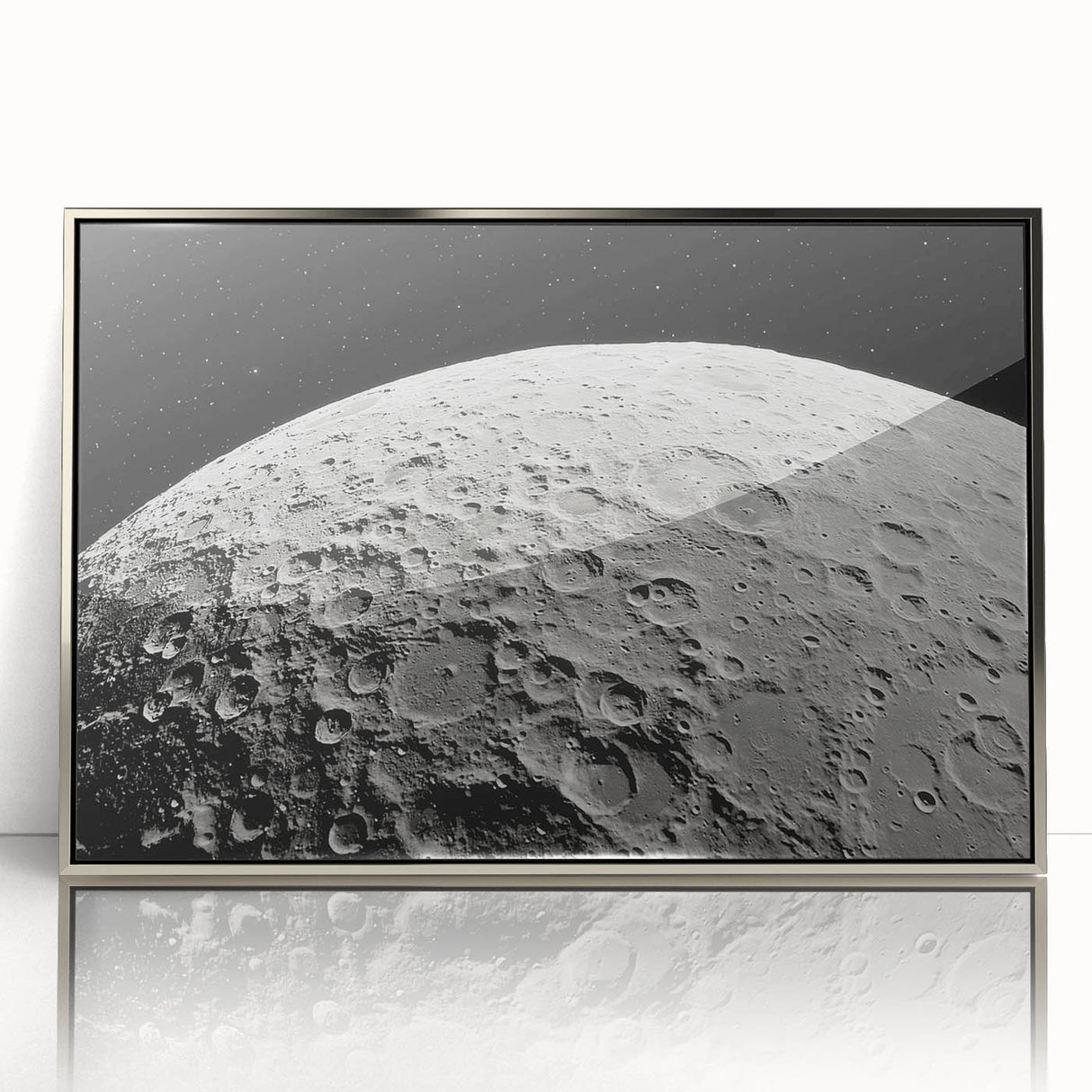 Detailed Moon Surface Craters – Stunning Celestial Wall Art Decor