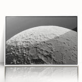 Detailed Moon Surface Craters – Stunning Celestial Wall Art Decor