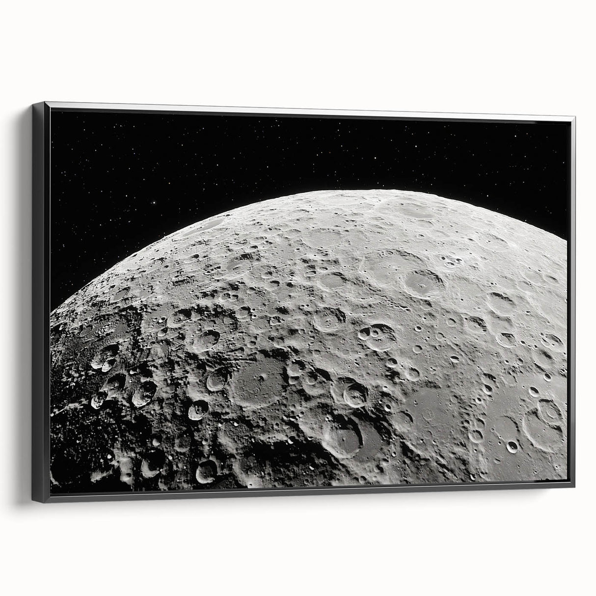 Detailed Moon Surface Craters – Stunning Celestial Wall Art Decor
