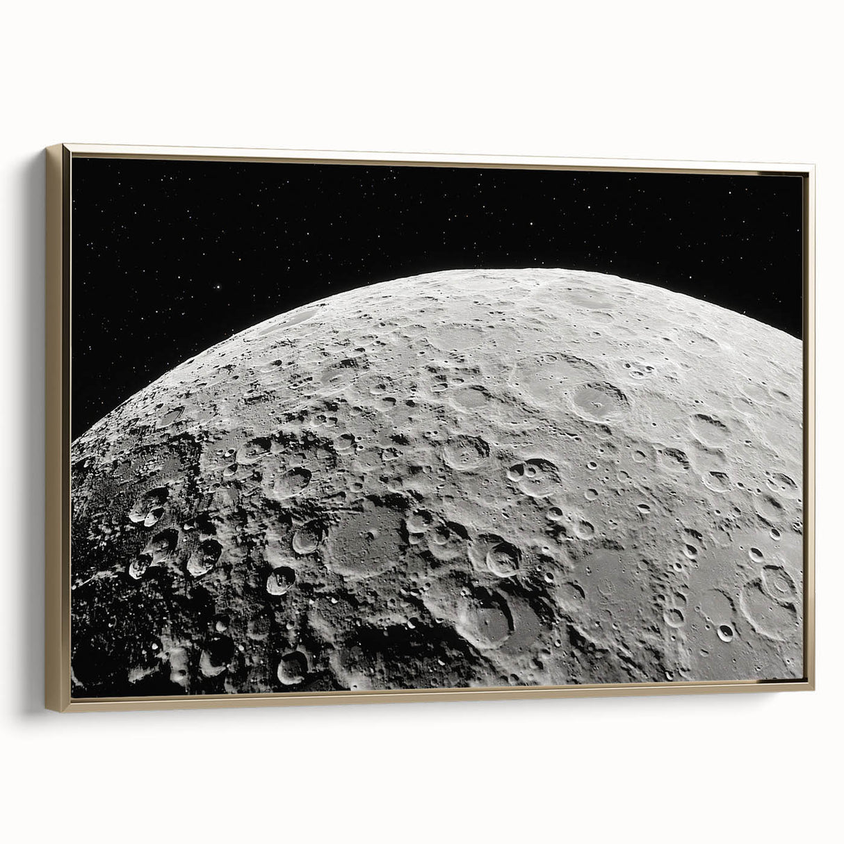 Detailed Moon Surface Craters – Stunning Celestial Wall Art Decor