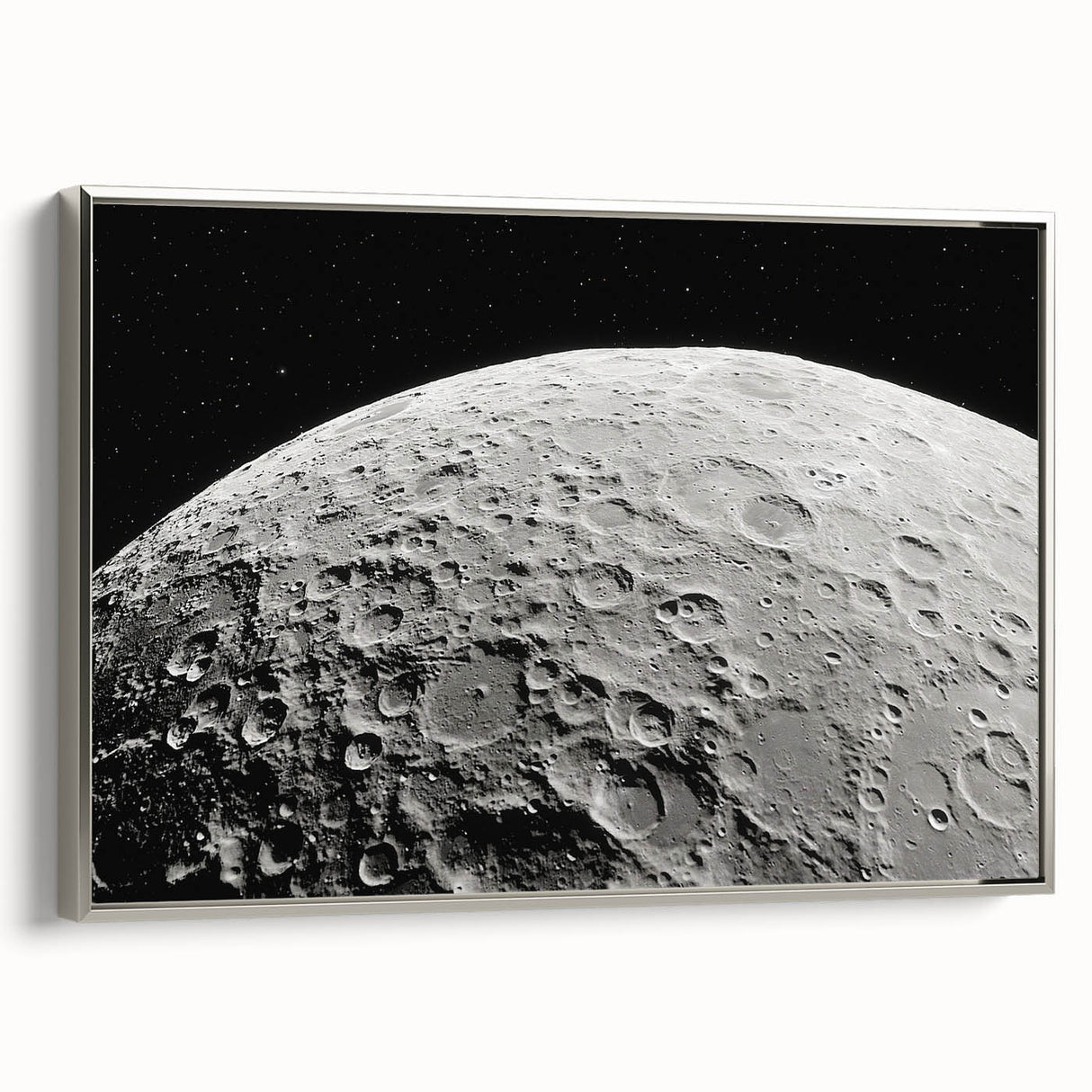Detailed Moon Surface Craters – Stunning Celestial Wall Art Decor