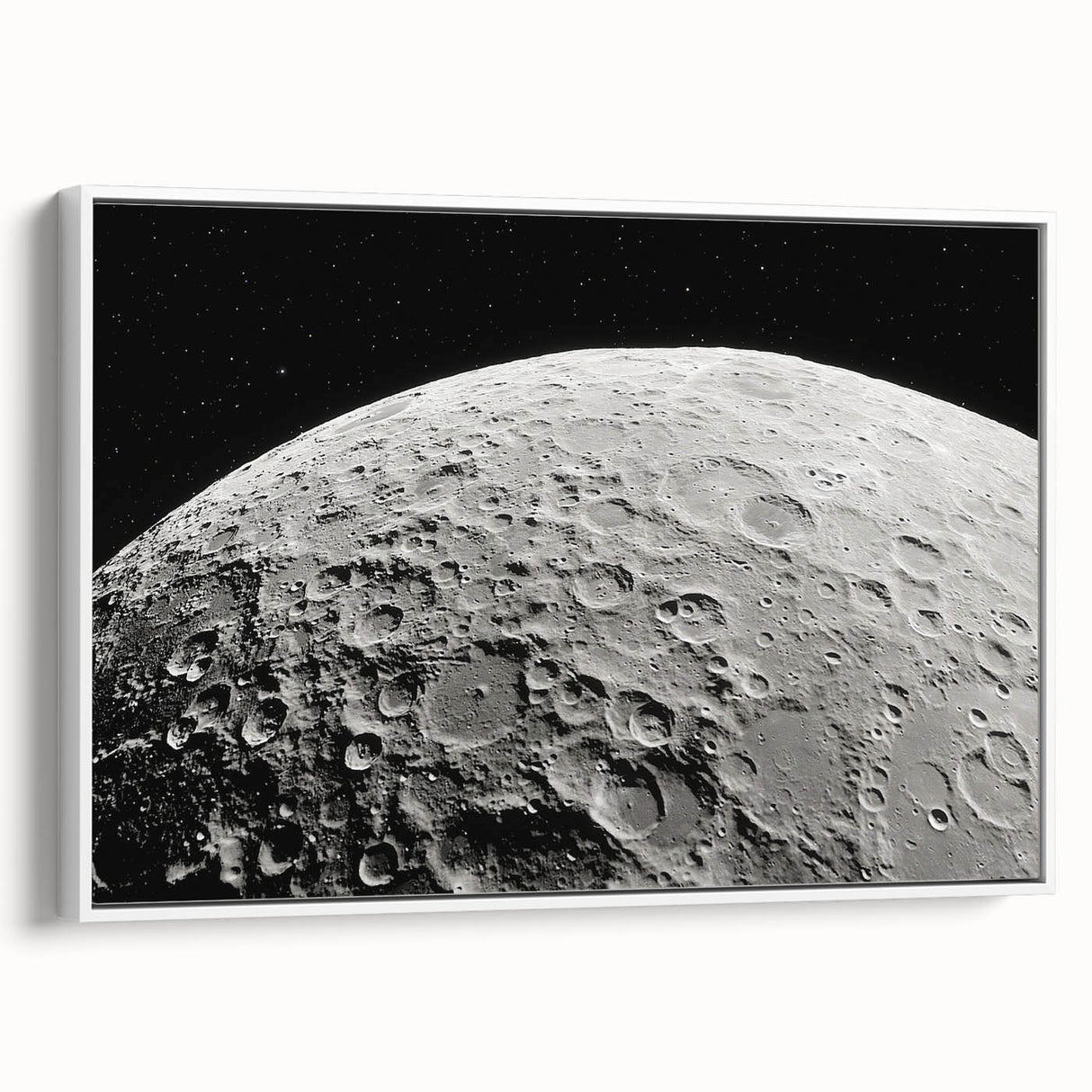 Detailed Moon Surface Craters – Stunning Celestial Wall Art Decor