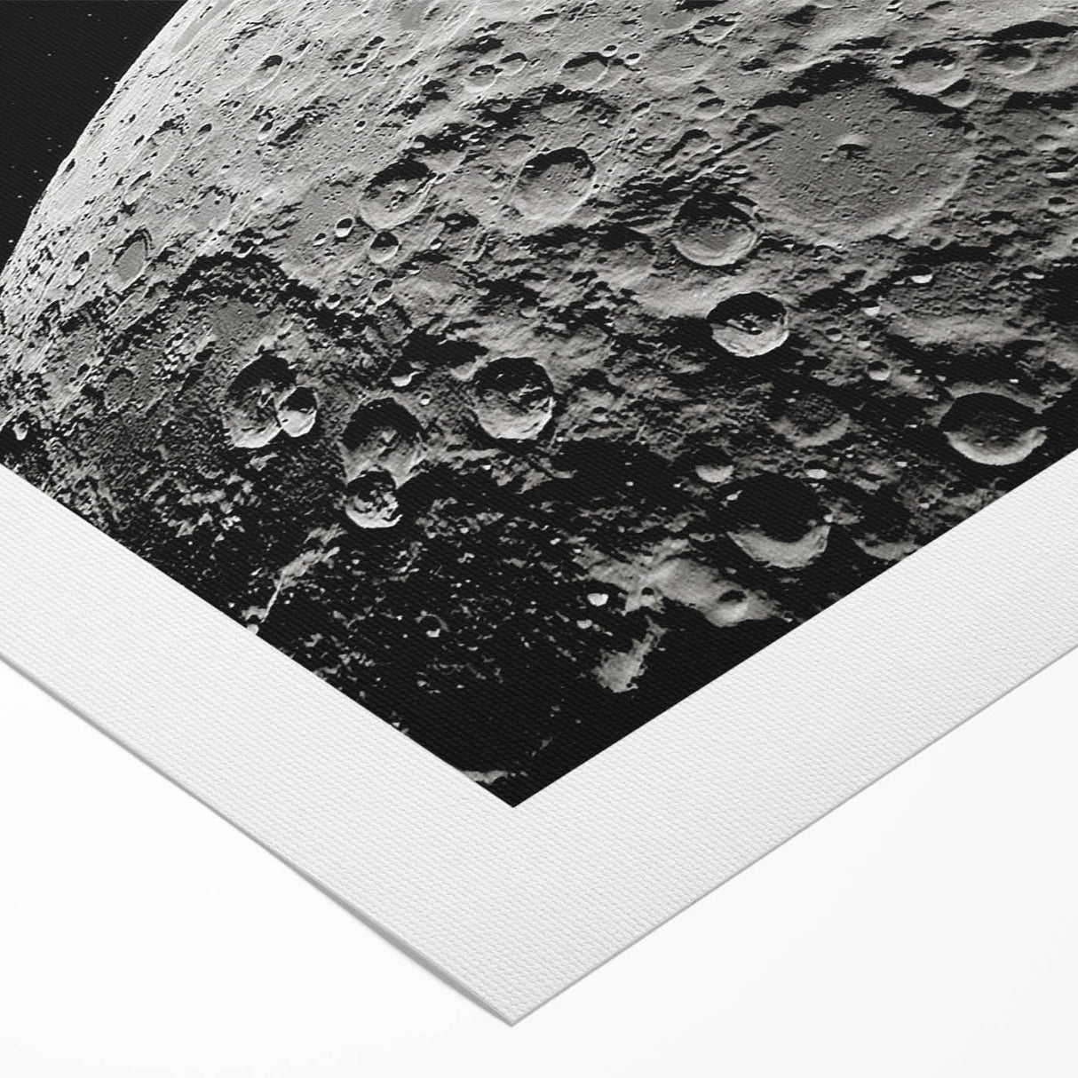 Detailed Moon Surface Craters – Stunning Celestial Wall Art Decor