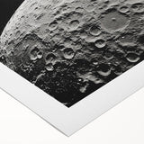Detailed Moon Surface Craters – Stunning Celestial Wall Art Decor