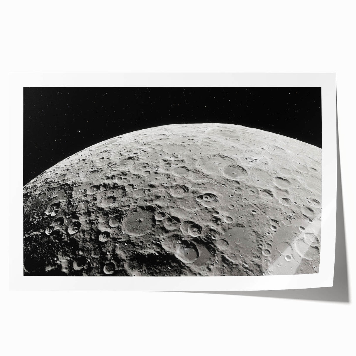 Detailed Moon Surface Craters – Stunning Celestial Wall Art Decor