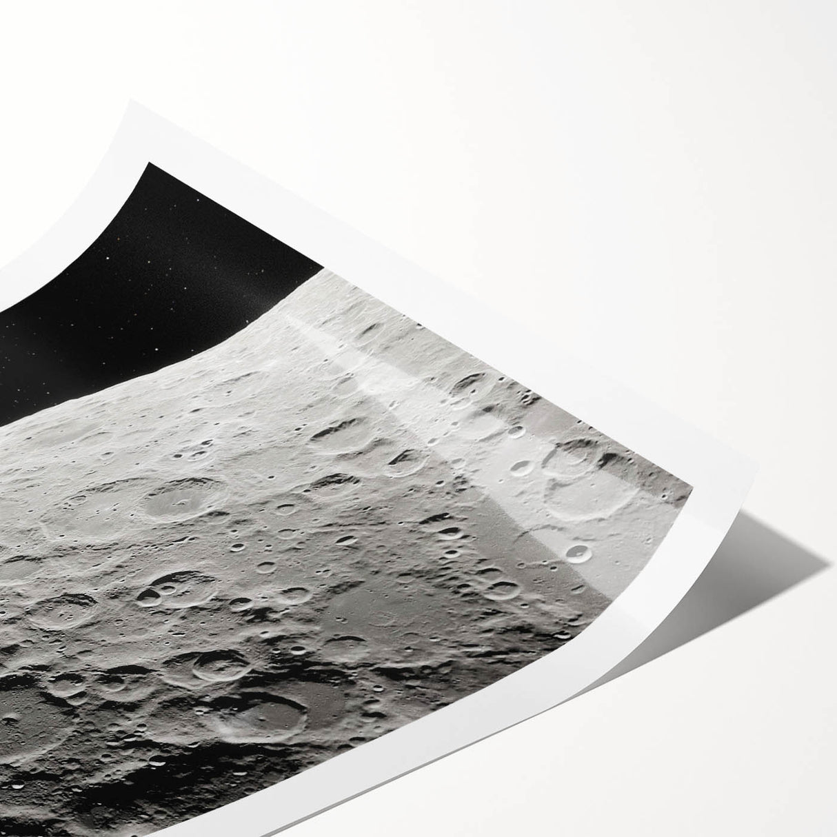 Detailed Moon Surface Craters – Stunning Celestial Wall Art Decor