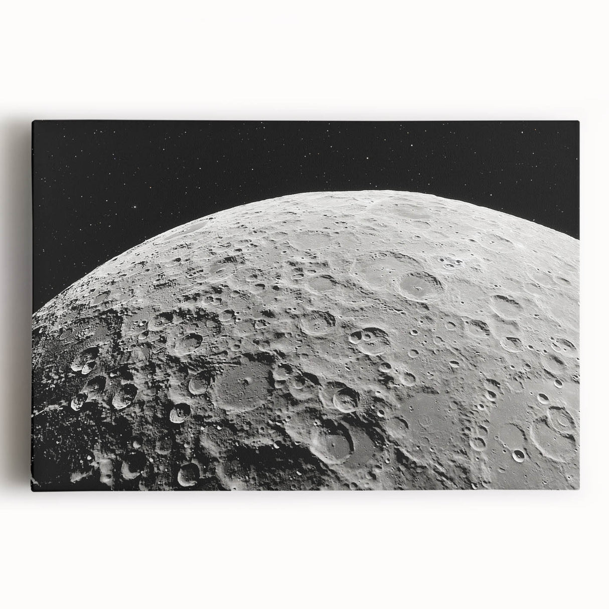 Detailed Moon Surface Craters – Stunning Celestial Wall Art Decor