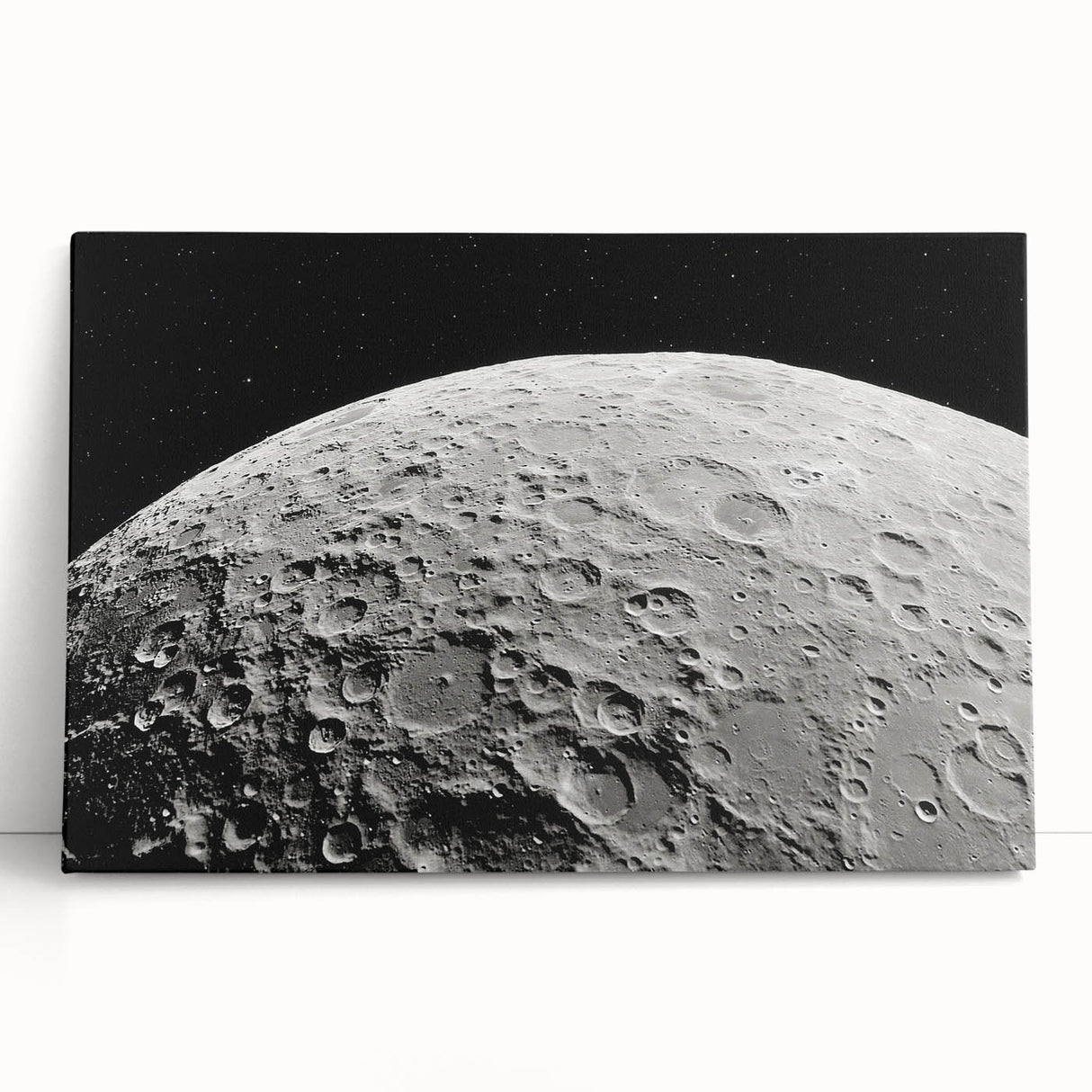 Detailed Moon Surface Craters – Stunning Celestial Wall Art Decor
