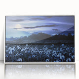 Moonlit Field of Dandelions – Tranquil Celestial Wall Art for Home