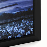 Moonlit Field of Dandelions – Tranquil Celestial Wall Art for Home